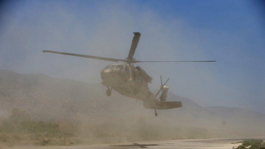 22 injured as helicopter blows tent over at California military base
