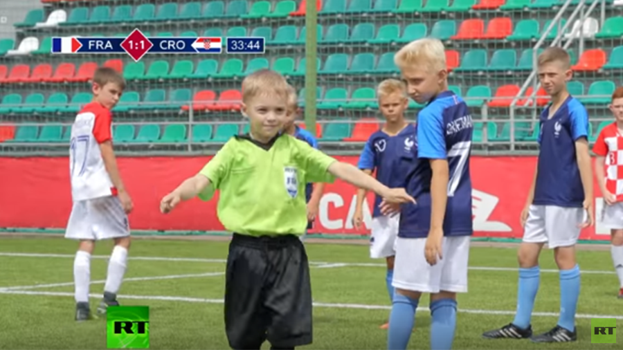 Cute kids recreating World Cup final causes online race debate. Must it always end like this?