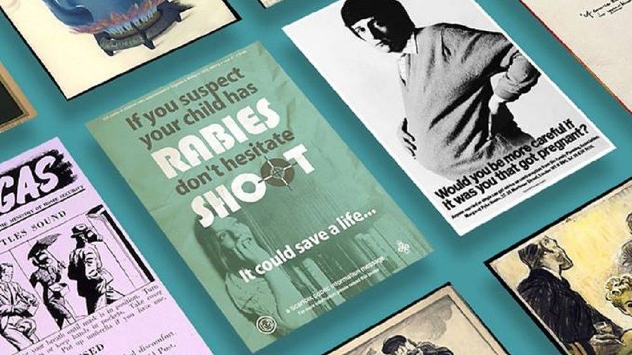 Poster encouraging parents to shoot rabid children gets feature in UK govt. magazine