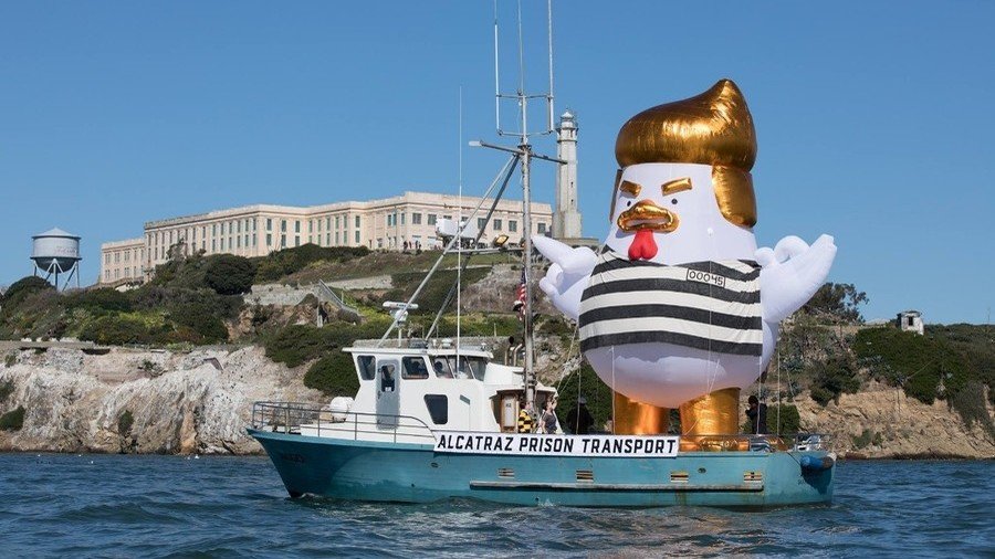 ‘Trump Chicken’ blimp to be sailed around San Francisco Bay
