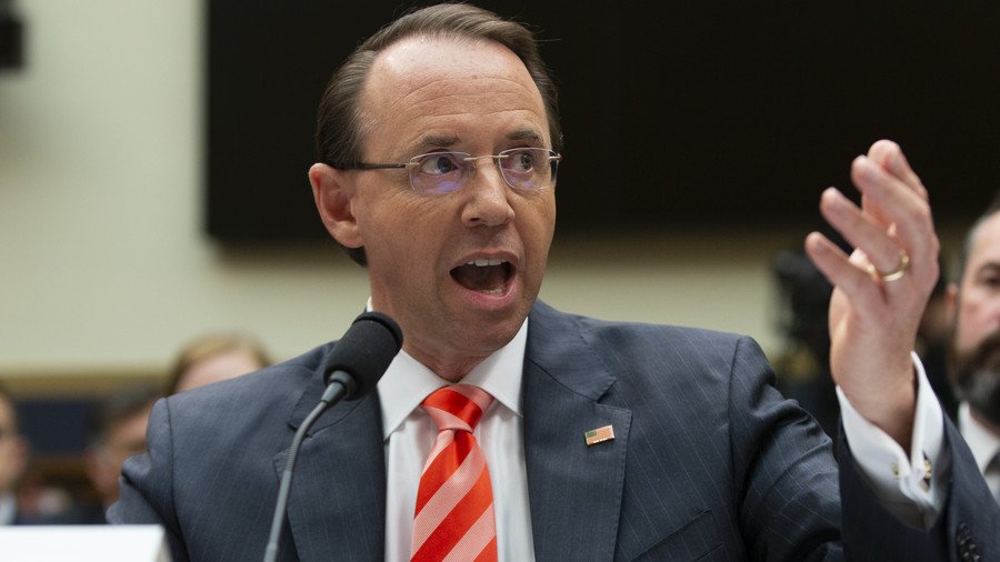 Republicans move to impeach Deputy AG Rosenstein over Russiagate docs