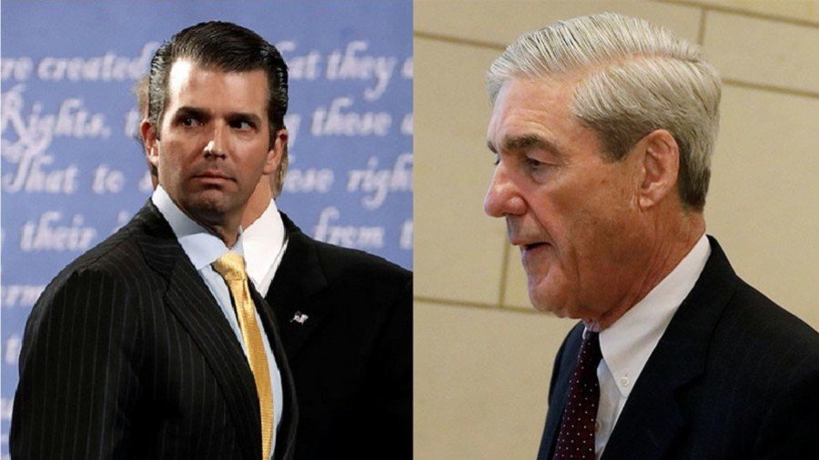 Collusion! Twitter melts down as Trump Jr. and Mueller spotted at same airport gate 