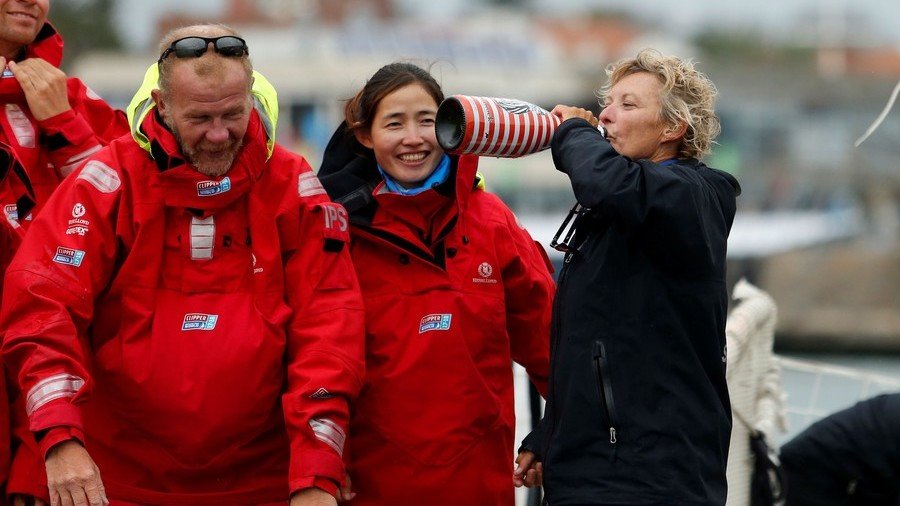 Australian becomes first female skipper to win round-the-world yacht race