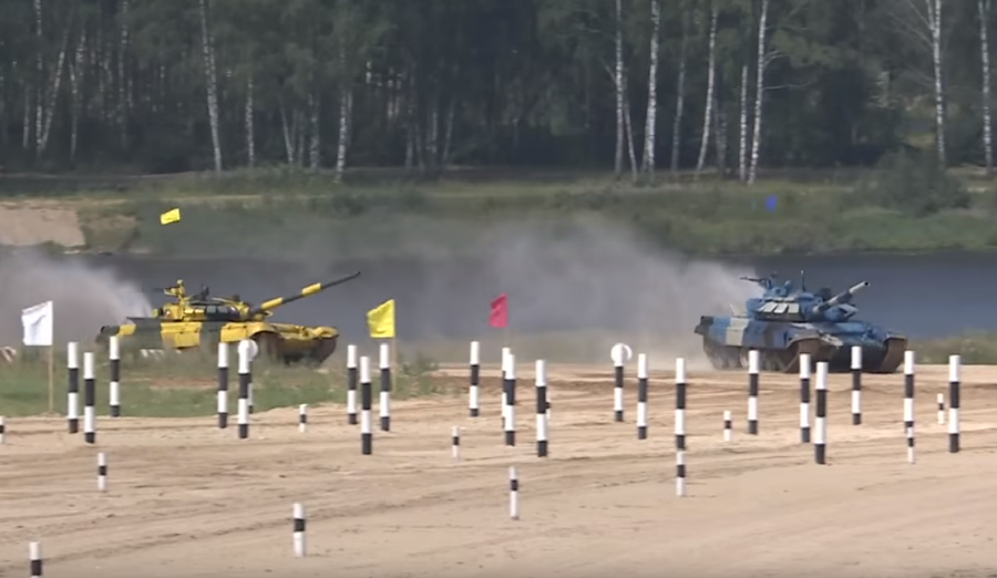 Tank biathlon: Spectacular war machine challenge kicks off on