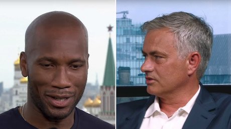 ‘He is my son forever’: Papa Mourinho & Kid Drogba don’t hide their feelings on air (VIDEO)
