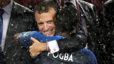 Vive la dab! Macron does dance move with World Cup winner Pogba (VIDEO)