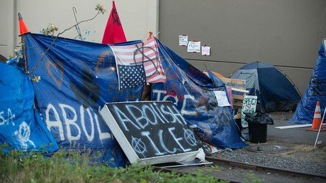 Portland police clear out ‘Occupy ICE’ camp after protesters dig in for five weeks