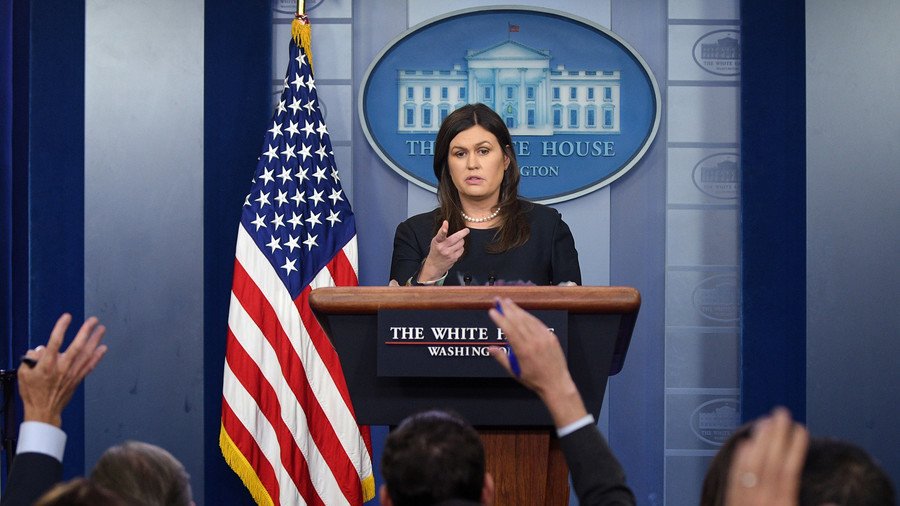 CNN’s Acosta spars with Sanders after she refuses to repeat that ‘press are not enemy of the people'