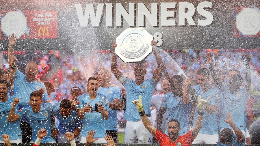 Manchester City win Community Shield in first Guardiola v Sarri duel of the season