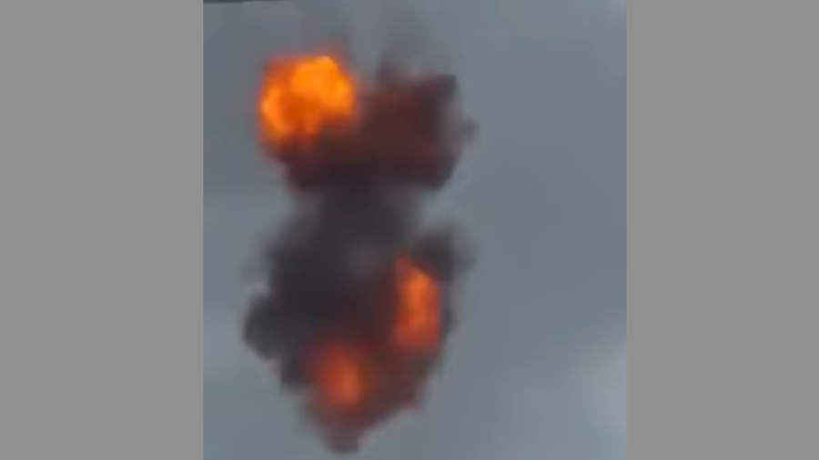 VIDEO claims to show mid-air explosion of drone used in attack on Maduro