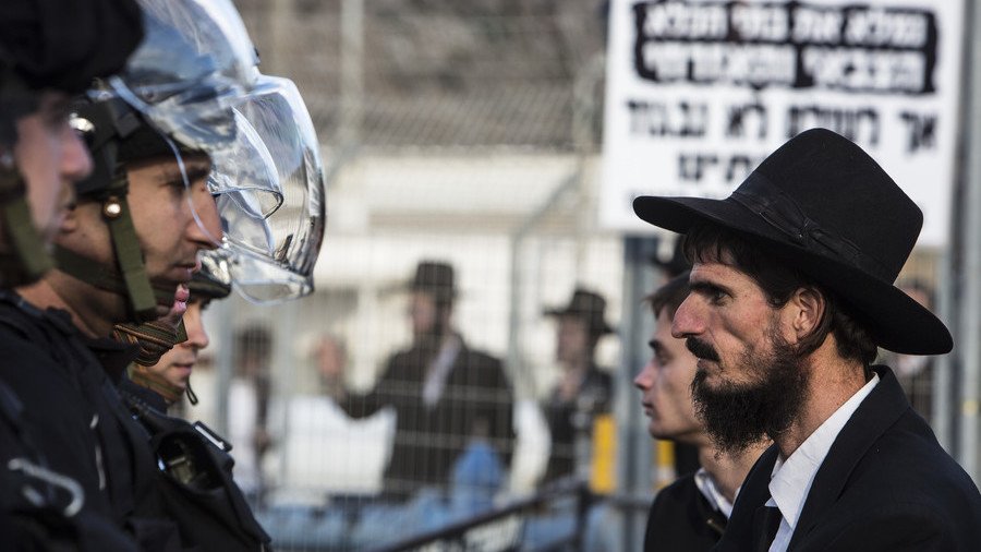 Ultra-Orthodox Jews clash with police over Israeli military draft law (VIDEOS, PHOTOS)