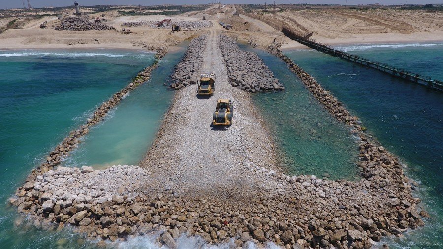 Israel releases first pictures of armored, ‘anti-terrorist’ sea wall around Gaza