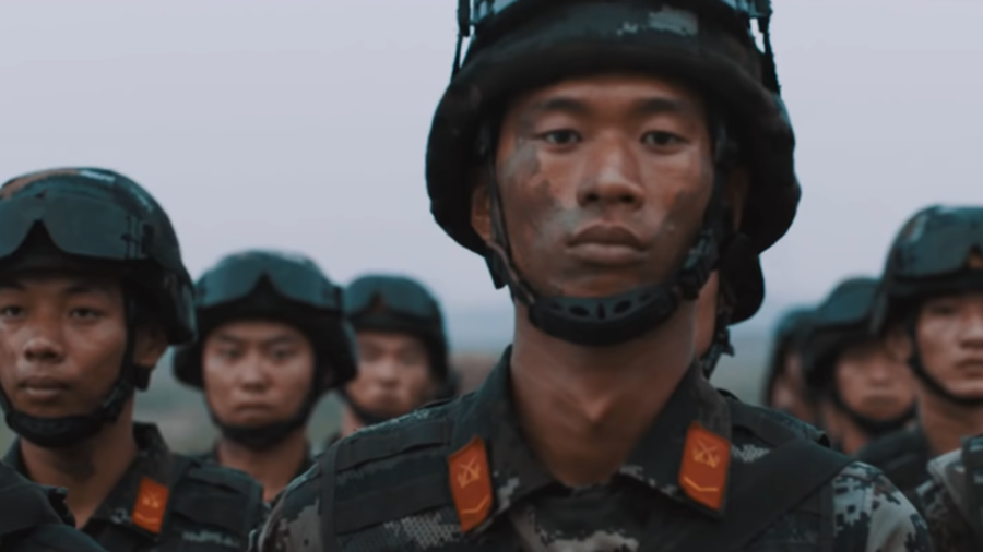 ‘Peace behind me, war in front of me’: China shows big guns in epic recruitment VIDEO
