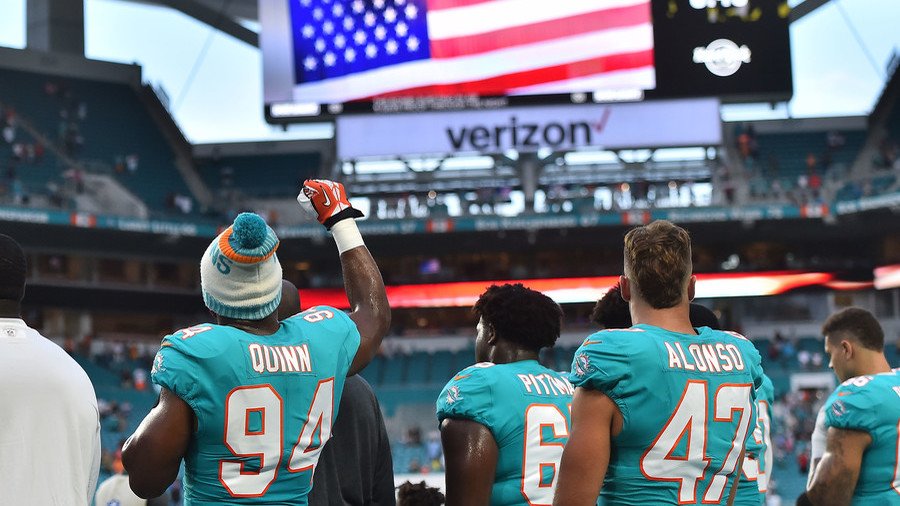 ‘Find another way’: Pre-season NFL anthem protest draws Trump criticism