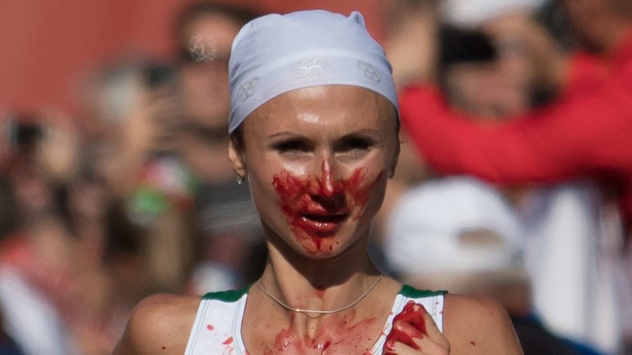 ‘It looked awful, but what could I do?’– Belarusian runner won marathon despite excessive nosebleed 