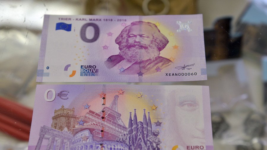 Karl Marx ‘zero-euro’ bill becomes German souvenir hit with 100k sold