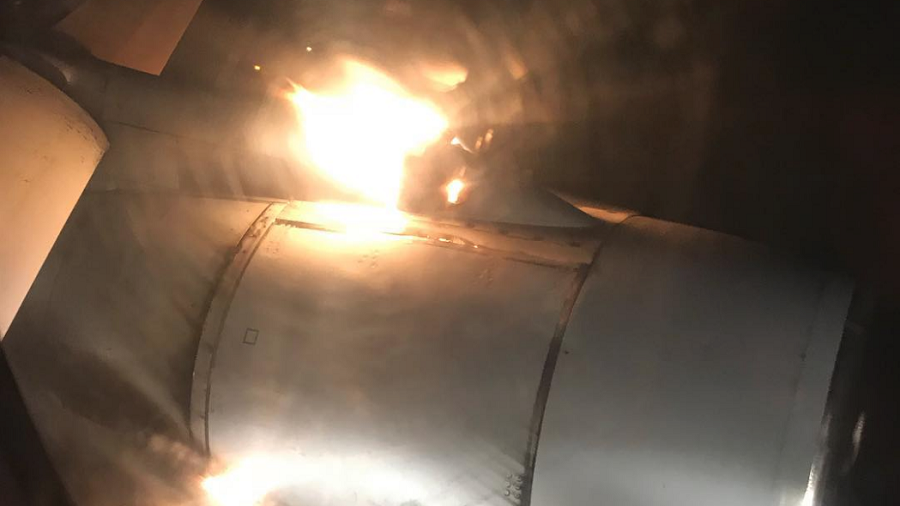 Shocked passengers watch their jet engine burn during emergency landing in Russia’s Ufa (VIDEO)