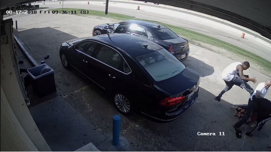 Stomach-churning VIDEO captures moment robbers mowed down victim in $75k smash & grab theft