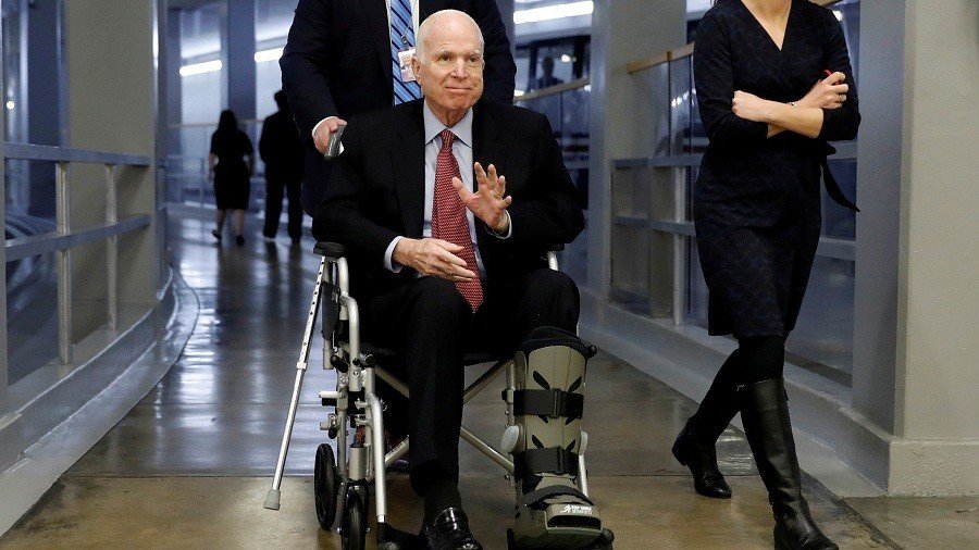 John McCain to discontinue cancer treatment – family