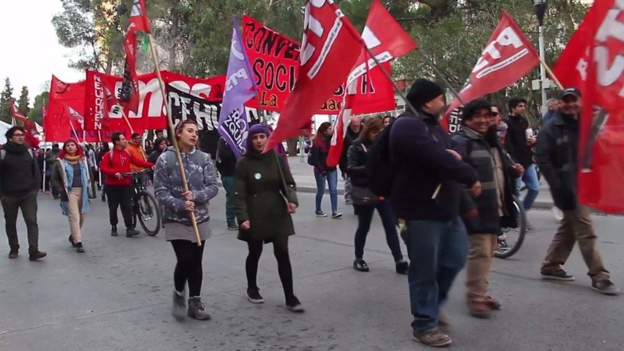‘No to Yankee base!’ Locals rally against US installation in Argentina