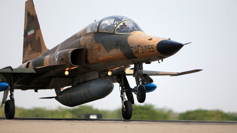 Iranian F-5 fighter jet crashes at air base, killing one pilot