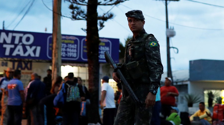 Brazil sending troops to Venezuelan border amid massive refugee influx