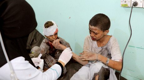 Blood spattered children & broken bodies: Disturbing VIDEO reveals bus attack horror in Yemen