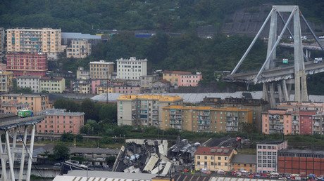 At least 35 dead as motorway bridge collapses near Genoa, Italy