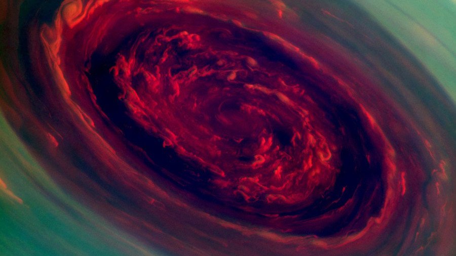 Cassini’s parting gift: Hexagonal vortex hundreds of kilometers high discovered on Saturn