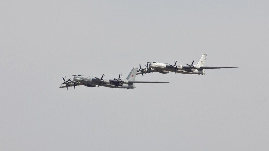 US F-22 jets shadowed Russian Tu-95 Bear bombers patrolling Arctic airspace – MoD