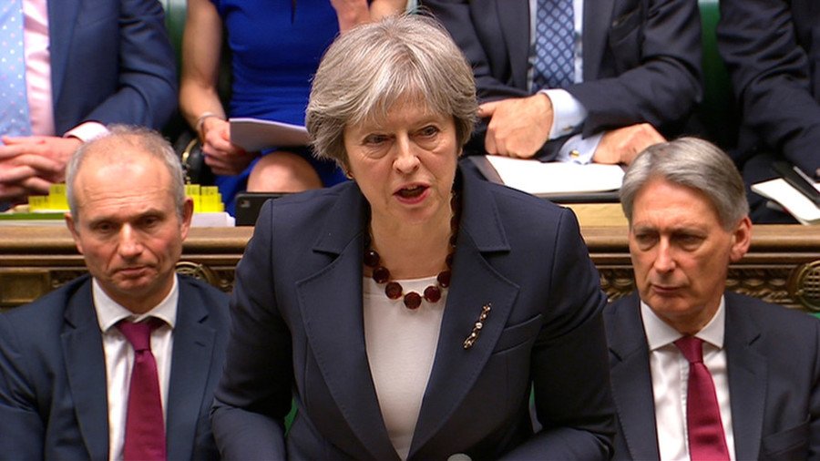 PM Theresa May hits out at RT in veiled attack on her opponents in Parliament