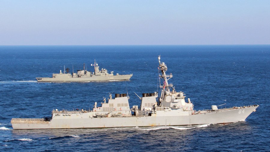 US destroyer arrives in Mediterranean as Syria tensions rise