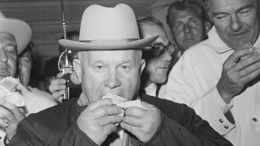 Khrushchev tours America: 'No sour cabbage soup for these people'