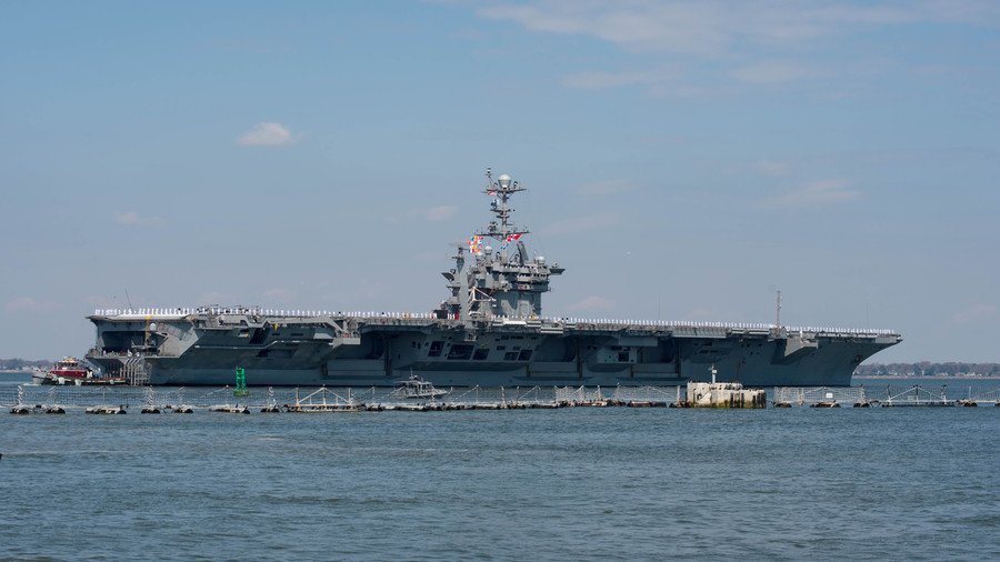 US aircraft carrier Truman crosses Atlantic after threats to Syria