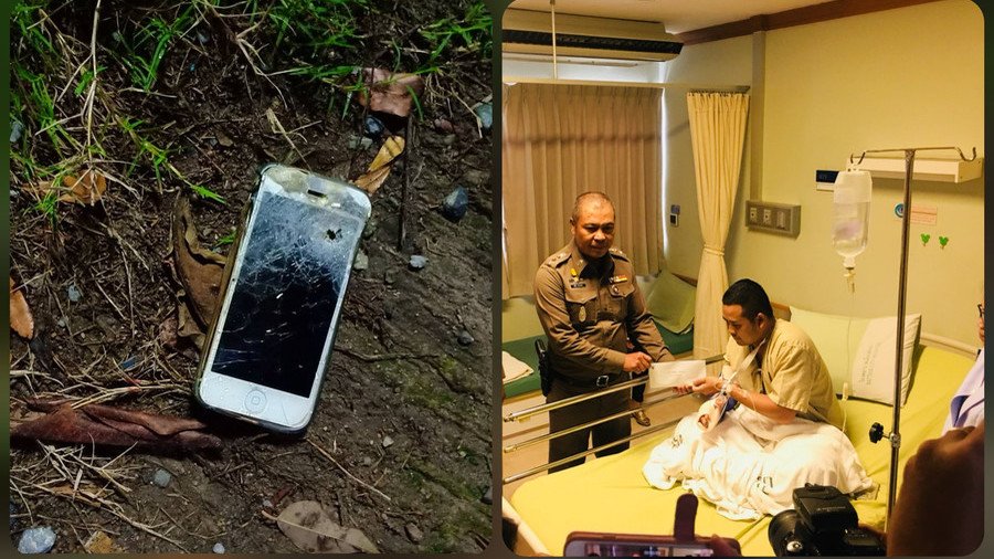 Thai cop spared gangster’s bullet thanks to smartphone