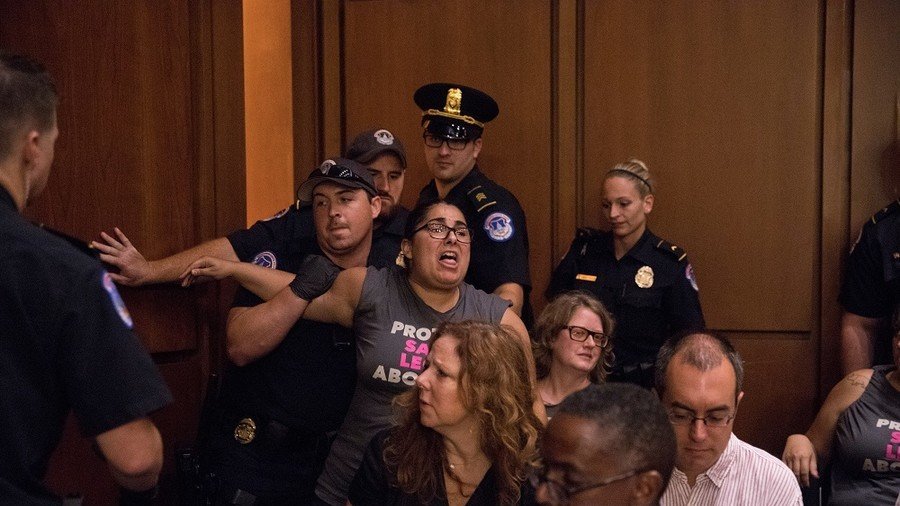 Arrested for disrupting Kavanaugh hearing? Don’t worry, Soros will foot the bill