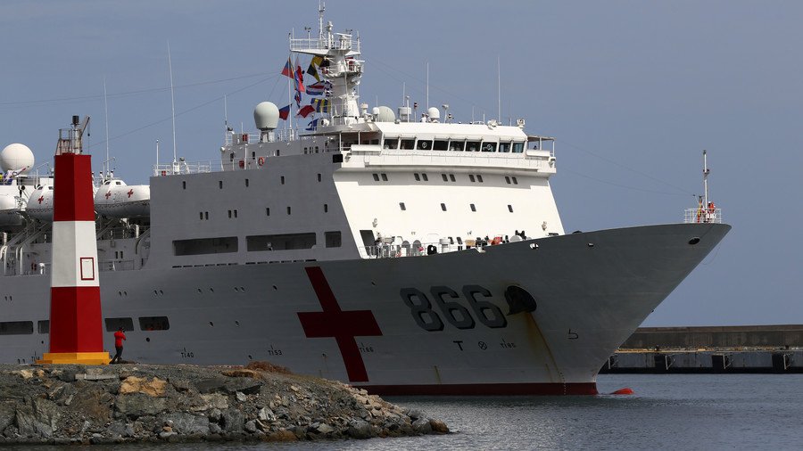 China’s ‘Peace Ark’ ship makes maiden visit to Venezuela (VIDEO)