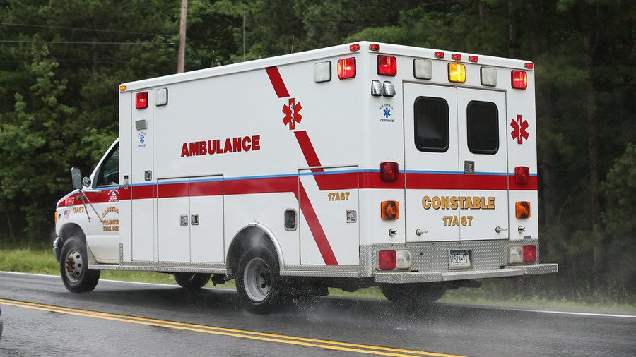 ‘Why did they leave it unlocked?’ Woman steals ambulance from medics doing CPR, leads wild chase