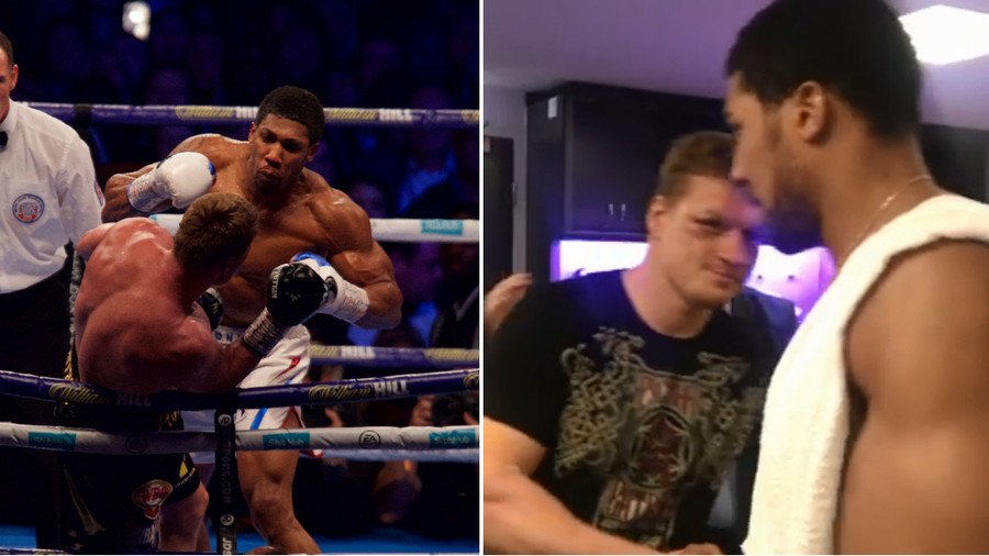 ‘Udachi Povetkin, I want to come to Russia’ – Anthony Joshua practices Russian skills (PHOTOS/VIDEO)