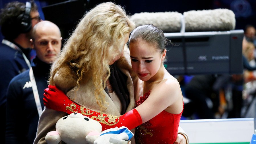 World record holder Zagitova blames post-Olympic events for poor performance at worlds (PHOTOS)