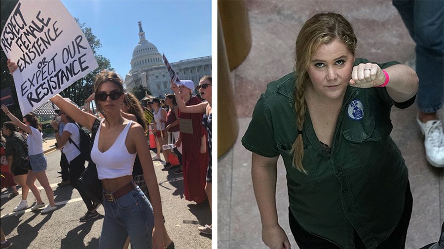 Obstruction of justice? Schumer, Ratajkowski arrested at mass anti-Kavanaugh protest (VIDEO, PHOTOS)
