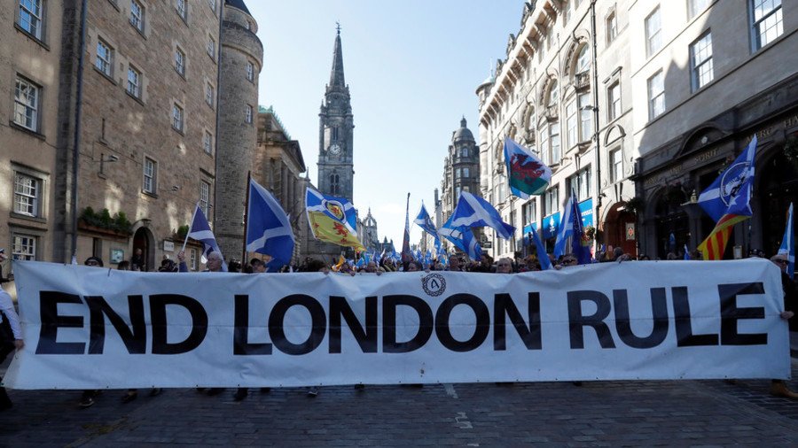 Tens of thousands of Scots turn out in capital demanding second independence vote (PHOTOS, VIDEO)