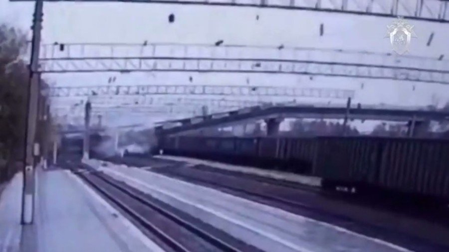 VIDEO: Bridge collapses on world’s longest railway linking Russia’s west & east
