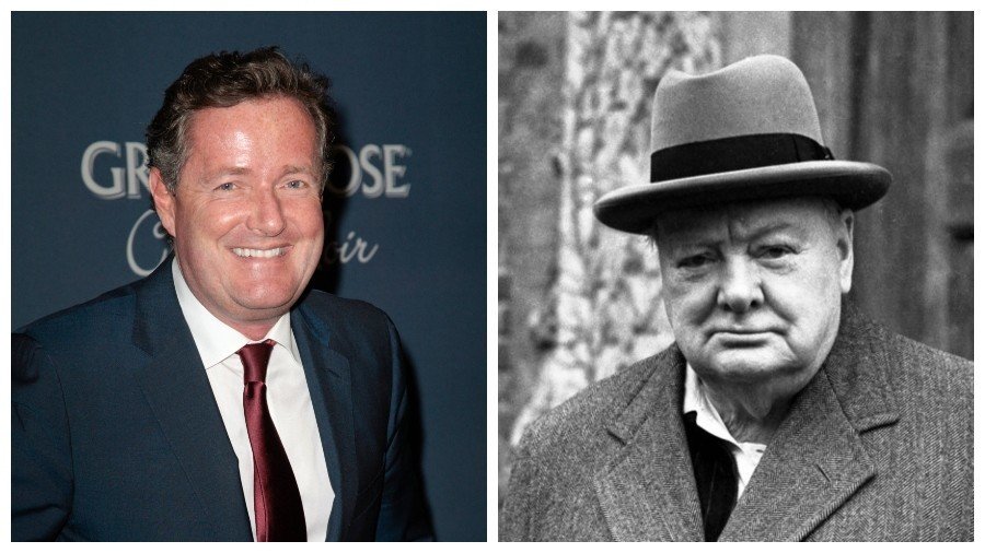 ‘Churchill was an imperialist racist’: Piers Morgan clashes with professor live-on-air