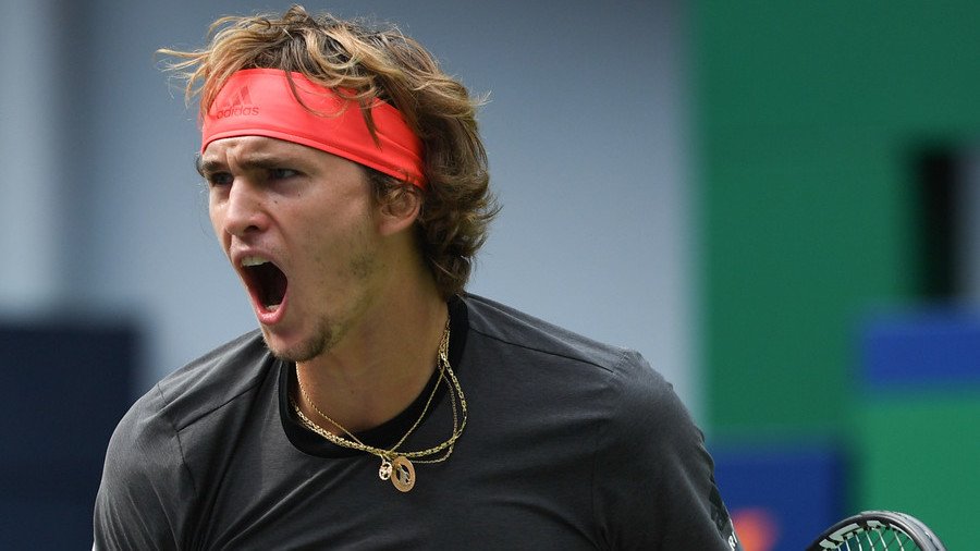 German tennis ace Zverev terrifies ballboy with celebration at Shanghai Masters (VIDEO)