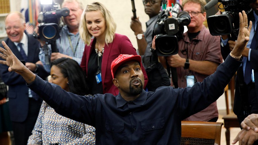 'I love him!' Kanye West takes over Oval Office in curse-filled meeting with 'hero' Trump (VIDEOS)