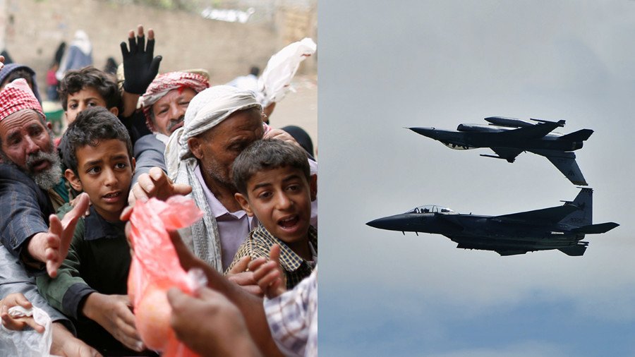 ‘US & UK throw money at Yemen’s humanitarian disaster while profiting from war’