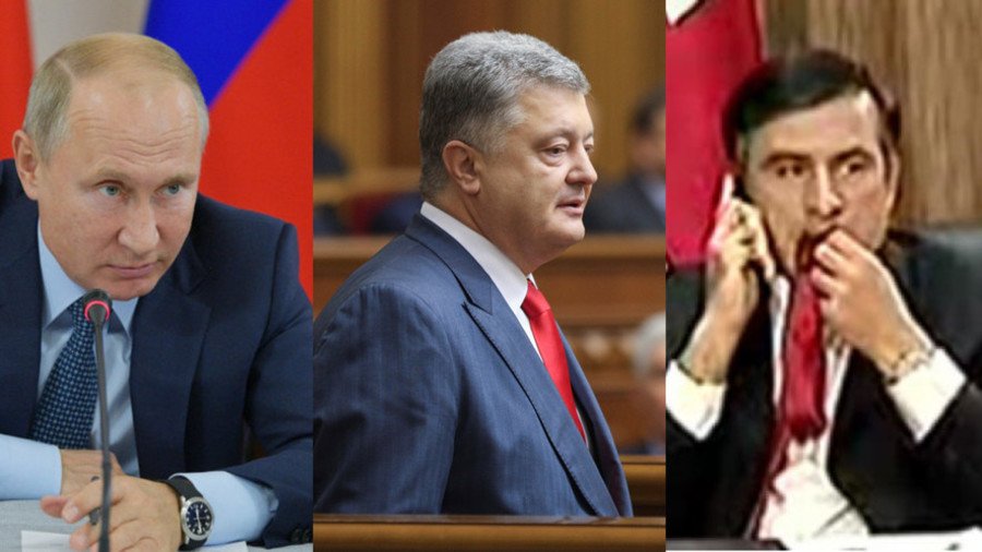 Putin to Poroshenko: Don’t be like Georgia’s Saakashvili, who lost vast territories