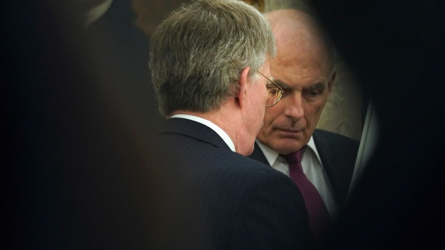 Bolton and Kelly exchange profanities outside Oval Office over immigration policy