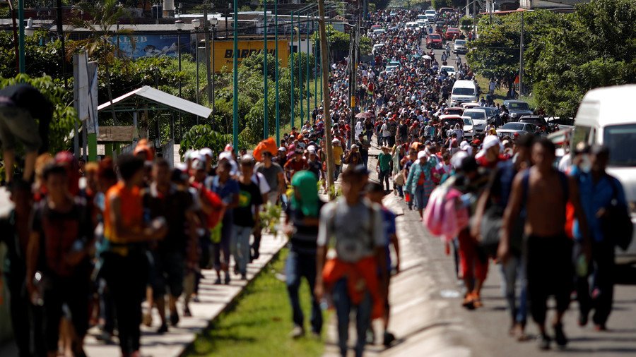 ‘Right from Trump’s playbook’: AP savaged by critics for calling migrant caravan ‘army’